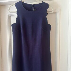 J. Crew scalloped dress